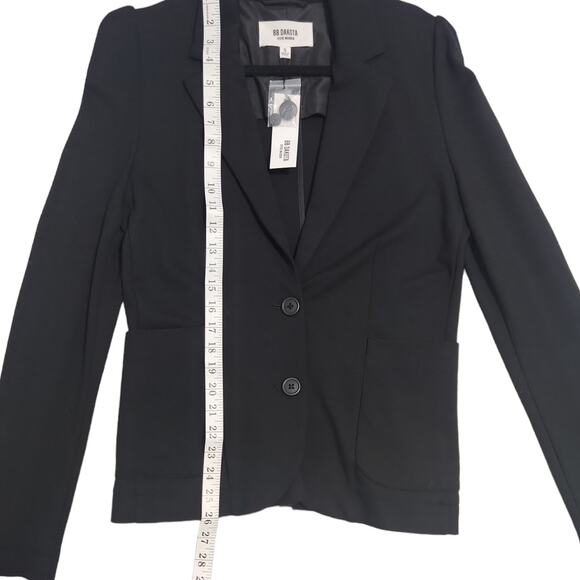 NWT  BB Dakota Steve Madden black two button blazer Size Small - Picture 4 of 11